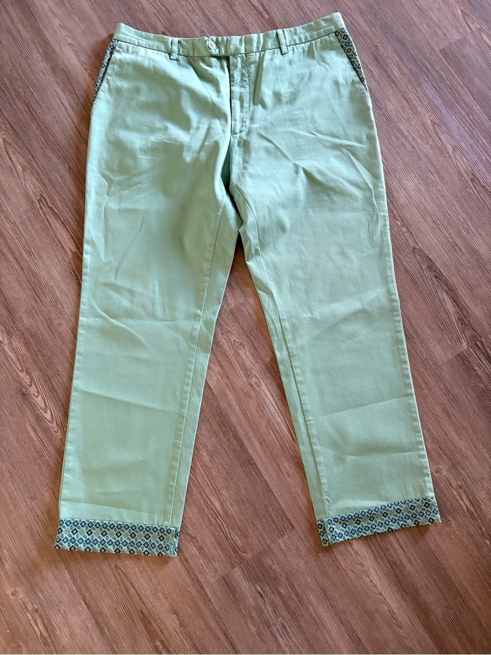 Etro Men’s Mint Green Chino Pants size 54 It (38 US) EUC